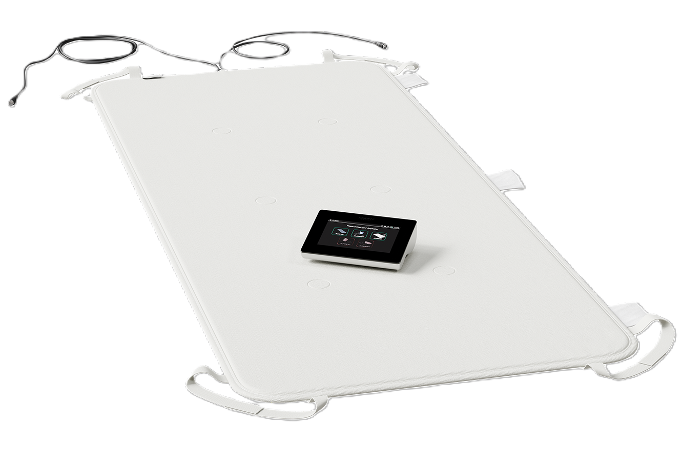 Smart Pulser white uno Sleep Bed PEMF Set with Control Unit and Plug In